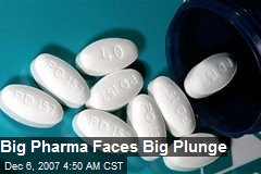 Big Pharma Faces Big Plunge