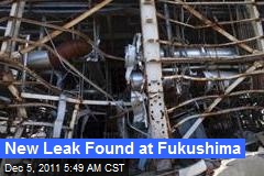New Leak Found at Fukushima