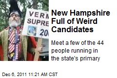 New Hampshire Full of Weird Candidates