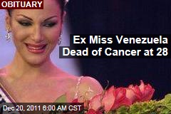 Former Miss Venezuela Eva Ekvall Dies of Breast Cancer at 28