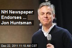 NH Newspaper Endorses ... Jon Huntsman