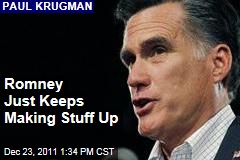 Paul Krugman: Mitt Romney Running 'Post-Truth' Campaign