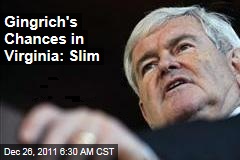 Newt Gingrich's Changes of Getting on Virginia Ballot: Slim