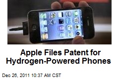 Apple Files Patent for Hydrogen-Powered Phones