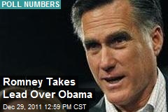 Romney Takes Lead Over Obama