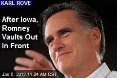 Iowa Vaults Romney Way Ahead