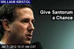 Give Santorum a Chance