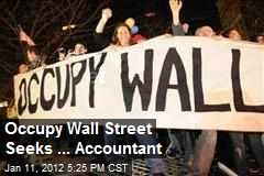 Occupy Wall Street Seeks ... Accountant