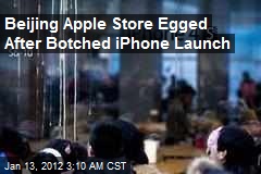 Beijing Apple Store Egged After Botched iPhone Launch