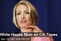 White House Mum on CIA Tapes