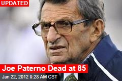 Joe Paterno Dead at 85