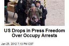 US Drops in Press Freedom Over Occupy Arrests