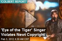 &#39;Eye of the Tiger&#39; Singer Violates Newt Copyright