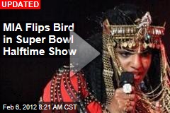 MIA Flips Bird in Super Bowl Halftime Show