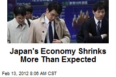 Japan&#39;s Economy Shrinks More Than Expected