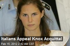 Italians Appeal Knox Acquittal
