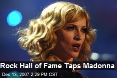 Rock Hall of Fame Taps Madonna