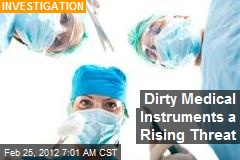 Dirty Medical Instruments a Rising Threat