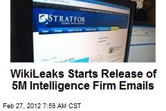 WikiLeaks Publishing Intelligence Firm&#39;s Emails