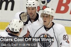 Oilers Cool Off Hot Wings