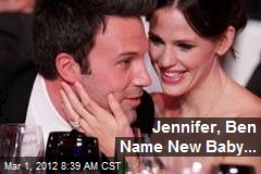 Jennifer Garner, Ben Affleck Have Baby Boy