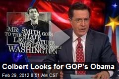 Colbert Looks for GOP&#39;s Obama