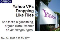 Yahoo VPs Dropping Like Flies