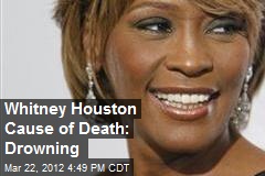 Whitney Houston Cause of Death: Drowning