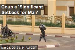Coup a &#39;Significant Setback for Mali&#39;