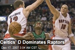 Celtics' D Dominates Raptors