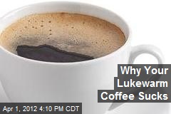 Why Your Lukewarm Coffee Sucks