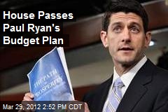 House Passes Paul Ryan&#39;s Budget Plan