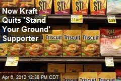 Now Kraft Quits &#39;Stand Your Ground&#39; Supporter