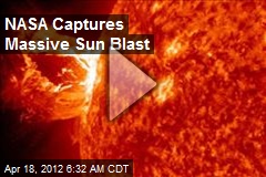NASA Captures Massive Sun Blast