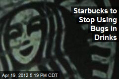 Starbucks to Stop Using Bugs in Drinks