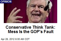 Conservative Think Tank: It&#39;s the GOP&#39;s Fault