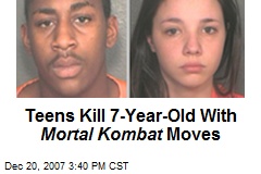 Teens Kill 7-Year-Old With Mortal Kombat Moves