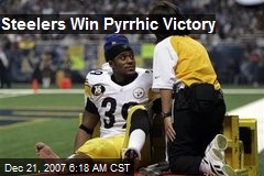 Steelers Win Pyrrhic Victory