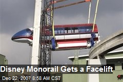 Disney Monorail Gets a Facelift
