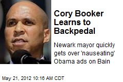 Cory Booker Learns to Backpedal
