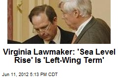 Virginia Lawmaker: &#39;Sea Level Rise&#39; Is &#39;Left-Wing Term&#39;