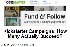 Kickstarter Campaigns: How Many Actually Succeed?