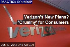 Verizon&#39;s New Plans? &#39;Crummy&#39; for Consumers