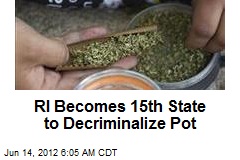 RI Becomes 15th State to Decriminalize Pot