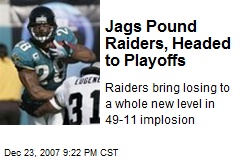 Jags Pound Raiders, Headed to Playoffs