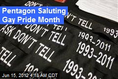 Pentagon Saluting Gay Pride Month