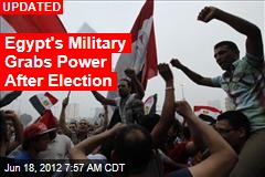 Egypt&#39;s Military Grabs Power as Islamist Declares Win