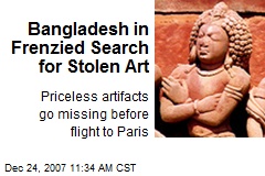 Bangladesh in Frenzied Search for Stolen Art