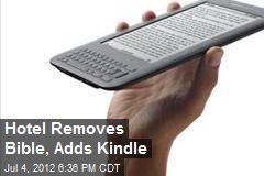 Hotel Removes Bible, Adds Kindle