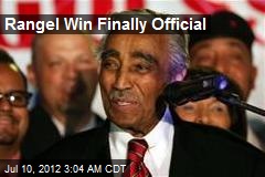 Rangel Win Finally Official